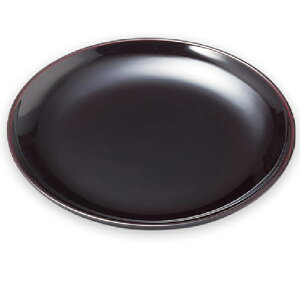 越前漆器・越前塗 雅乃 洗浄機対応 銘々皿 溜