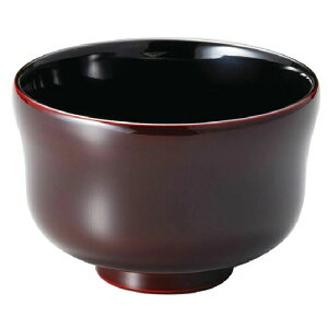 越前漆器・越前塗 雅乃 瓢汁椀 (食洗機対応) 溜内黒