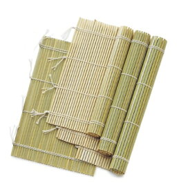 日本製　天然青竹製東京巻きす1枚　尺寸（30×30cm）巻き寿