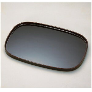 越前漆器・越前塗 漆遊館 溜 小判盆