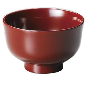 越前漆器・越前塗 雅乃 食洗機対応京型 汁椀 古代朱