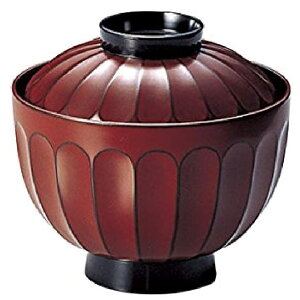 越前漆器・越前塗 雅乃 吸物椀 菊割 古代根来