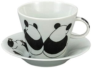 九谷焼カップ&ソーサー パンダ 井上雅子<九谷焼 和食器 鉢 小鉢 人気 ギフト セット 贈り物 結婚祝い/内祝い/お返し>