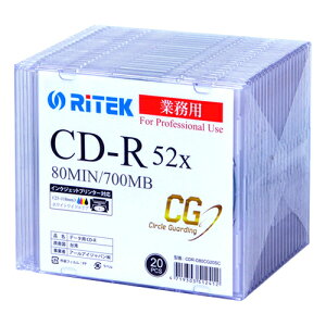 Ef[^p CD-R 700MB 52{E@CNWFbgΉChzCgn@E5mmXP[X20pbN E^ԁFCDR-D80CG20SC