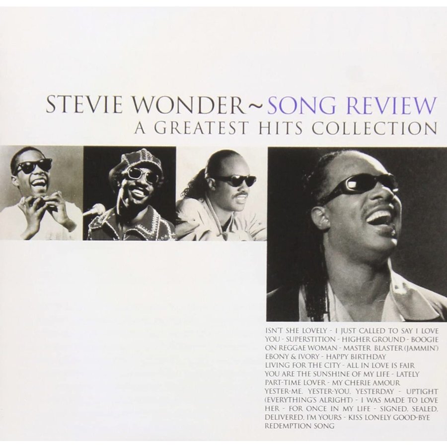 スティービーワンダー CD アルバム STEVIE WONDER スティービー ワンダー 高級 SONG 日時指定 ALBUM GREATEST 輸入盤 送料無料 A HITS REVIEW COLLECTION