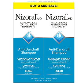 「お得な2本セット」アメリカでベストセラー！Nizoral Anti-Dandruff Shampoo Basic Fresh 7Fl Oz×2bottle ニゾラール フケシャンプー2個×200ml