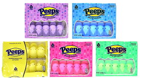 「お得な5箱セット」Peeps社イースターマシュマロチックスピープスバラエティーパックEaster Marshmallow Chicks Peeps Variety Pack 50 Ct, 5 Pack