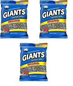 ジャイアント塩漬けヒマワリの種（3～5.75オンスの袋） Unknown GIANTS Salted Sunflower Seeds (3 - 5.75 oz. Bags) GIANTS Original Salted Jumbo Sized Sunflower Seeds 5.75-Ounce Bags (Pack of 3)