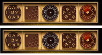 「お得な2箱セット」BVLGARI IL CIOCCOLATOブルガリチョコレートジェムズ 5粒入りギフトリボン/手提げ2袋つき/クール便/ホワイトデー高級チョコレート
