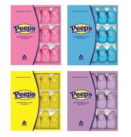 「お得な4箱セット」Peeps社イースターマシュマロチックスピープスバラエティーパックEaster Marshmallow Chicks Peeps Variety Pack 60 Ct, 4 Pack