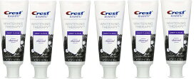 「お得な6本セット」Crest社 3D White, Whitening Therapy, Fluoride Anticavity Toothpaste, Charcoal, Invigorating Mint, (116 g)×6本