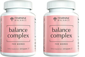 Instant Brands社女性向けサプリメント60粒×2本alance Complex Vaginal Health Dietary Supplement, 60 Capsules×2bottle
