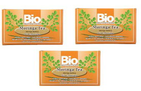 「お得な3箱セット」Bio Nutrition社モリンガ100%ティー、ティーバッグ30袋ティーパック×3箱セット