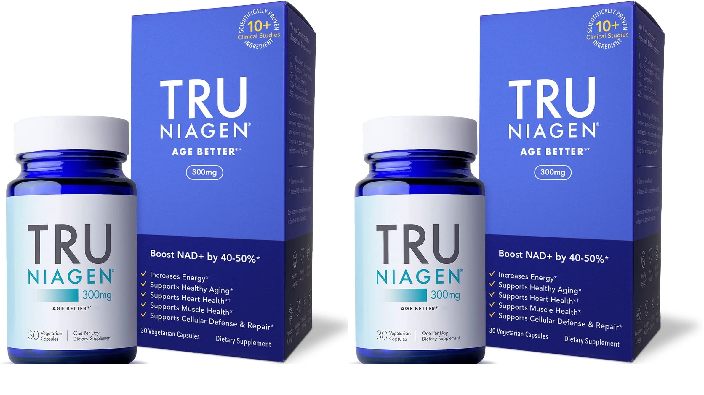 お得な300mg30粒が2本TRU NIAGEN NADブースターサプリメントニコチンアミドリボシド｜ビタミン