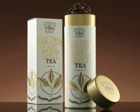 「ギフト包装」シンガポールの 高級紅茶 TWG シリーズ Golden Earl Grey ゴールデンアールグレイ 茶葉 ■リボン ティーダブルジー ティーダブリュージー ティー