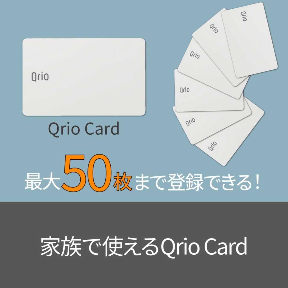 【Qrio公式】Qrio Card 2枚入り ソニーグループ キュリオカード Qrio Pad 専用 カード カードキー キュリオ キュリオパッド  Qrio Lock キュリオロック スマートロック スマートホーム 紛失防止 鍵 玄関 ドア 後付け 防犯 送料無料 Q-CD1 | 