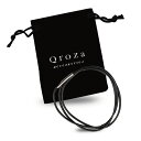 Qroza クローザ ネックレス メンズ ワックスコード サージカルステンレス 316L 簡単 チョーカー メンズ レディース 軽…