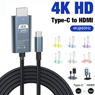 【24H限定10%OFF+P2倍 4K HD Type-C to HDMIケーブル】HDMI 変換ケーブル iPhone HDMI ケーブル 変換アダ…