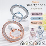 【360°回転スタンド 強力磁気吸着】MagSafe対応 スマホリング スマホ リング iPhone16 iPhone15 iPhone1…