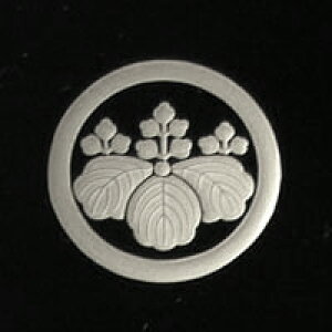 家紋 高上げ磨き蒔絵 銀