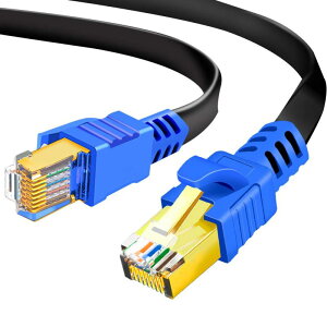 �t���b�gCat8�C�[�T�l�b�g�P�[�u��3m�Aanprme 26A Cat 8 LAN�l�b�g���[�N�P�[�u��40Gbps 2000Mhz�����M�K�r�b�g�v���t�F�b�V���i���v���~�A��TP�C���^�[�l�b�g�P�[�u���ACat7 / Cat5 / Cat5e / Cat6e