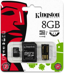 �L���O�X�g�� Kings microS US-I �J�[�h 8GB �N���X 10 �g�уL�b�g MBLY4G2/8GB