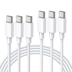 USB Type C �P�[�u�� (0.5m / 3�{�Z�b�g)USB C to C �P�[�u�� PD�Ή� 60W/3A �}���[�d 50cm �Z�� Type C to Type C �P�[�u�� Macbook iPad Pro Galaxy S20�Ȃǂ̃^�C�v