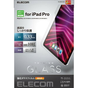 �G���R�� iPad Pro 12.9 ��6/5/4/3���� (2022/2021/2020/2018�N) �K���X�t�B���� �ی�t�B���� ������ TB-A22PLFLGG �N���A