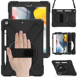 iPad 9th 8th 7th �P�[�X 2021 2020 iPad 10.2 �P�[�X �ϏՌ� �Ռ��z�� �X�^���h �n���h�X�g���b�v ���|���[ �V�����_�[�X�g���b�v ��] ��� �d��