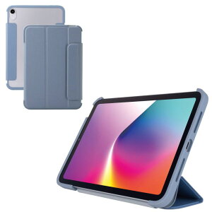 �G���R�� iPad mini (A17 Pro 2024�N) mini (��6����) �P�[�X �J�o�[ �t���b�v�P�[�X TPU�f�� �Ռ��ɋ��� ���^ �y�� �w�ʃN���A �t���[���J���[ TB-A25SWVFC
