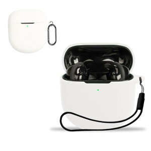 For Bose QuietComfort Ultra Earbuds ��2���� �p �P�[�X �J�o�[ ���C�����X�C���z���P�[�X �V���R���f�� �ϏՌ� �h���h�o �E�H�b�V���u�� �i�J���r�i�t��+�X�g���b�v�t�� �j ���p���₷�� ����