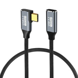USB Type C �����P�[�u�� L���^ USB-C ���� USB 3.1 Gen2(10Gbps) �����f�[�^�]�� 5A�}���[�d �^�C�vC �����R�[�h usb-c �ϊ� iPad mini6 (2021)�AiPad Pro�AMacbookAir�A