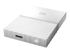 WD DD �|�[�^�u�� �n�[�h�f�B�X�N 1TB USB3.0 �z���C�g �Í��� �p�X���[�h�ی� (PS4/PS4pro �Ή�) My Passport WDBY0010BWT-WESN