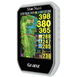 Shot Navi(�V���b�g�i�r) Granz �S���tGPS �^�b�`�p�l�� �ǂł����� ���y��54g ���{�� �ŐV�sGPS�`�b�v���� �݂��т�L1S�Ή� ���Z���[�h ���፷ �[�d��