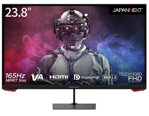 JAEXT 23.8�C���` �Q�[�~���O���j�^�[ 165z 1ms �t��D 1920x1080�𑜓x VA �p�l�� �f�B�X�v���C (DMI/DisplayPort/VESA�Ή�/�u���[���C�g�J�b�g / ����p178°) JN-VG238FD165