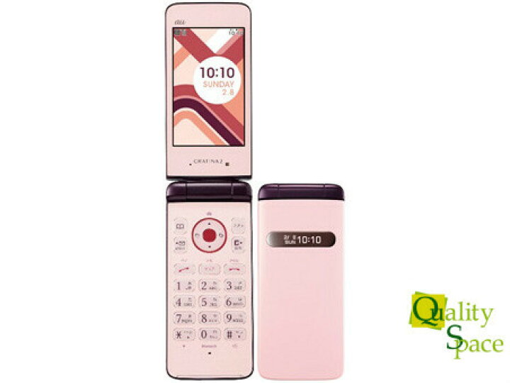 楽天市場】【最大2000円クーポンGET】【新品 未使用】au GRATINA2 KYY10 Pink ピンク [白ロム][携帯][スマホ][京セラ]  : Quality Space
