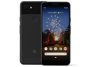 「新品 未使用品 白ロム」SIMフリー softbank Google Pixel 3a 64gb just black ※赤ロム保証[softbank SIMロック解除][google]