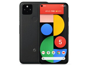 「新品 未使用品 白ロム」SIMフリー Google Pixel 5 (5G) 128GB Just Black ※赤ロム保証[正規 SIMロック解除済][google][モデル:G5NZ6]