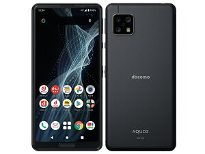 「新品 未使用品 白ロム] simフリー SHARP AQUOS sense4 SH-41A Black ブラック [docomoからsimロック解除済][simfree][スマホ]