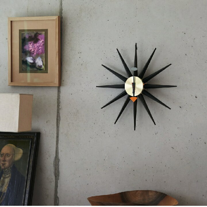 楽天市場】サンバーストクロック Sunburst Clock vitra ヴィトラ 
