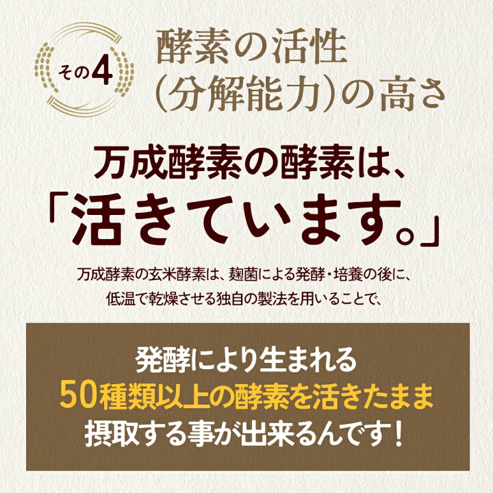 楽天市場】【公式】万成酵素 玄米酵素 4種類お試しセット 24包入り(4 