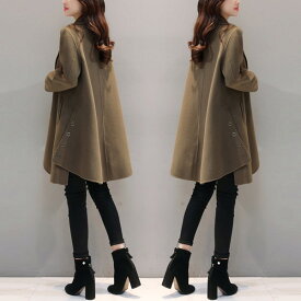 2017秋と冬の新しい韓国の女性のファッション気質は、ウールコートの外套のウールジャケットの女性の長いセクションで緩い