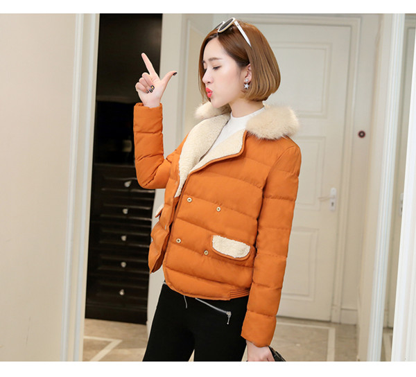 冬の新しい短い段落の綿韓国語韓国のセーターのドレスは 最大92％オフ 開店記念セール！ 小さな綿のジャケットのジャケットです
