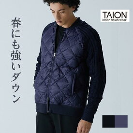 【最短 翌日 お届け】 TAION TAION-101SNSWCI シティ ダウン ニット スウェット Wジップ ジャケット タイオン体温 ブラック ネイビー タウンユース ラッピング無料 ライトダウン コーデ オケージョン ライブストック
