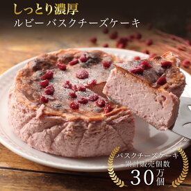 敬老の日 ルビーバスクチーズケーキ 12cm 誕生日 冷凍 ギフト プレゼント バスクチーズ並木