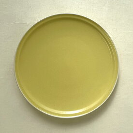 シエルプレートLイエロー　22.8cm【シリーズで揃えてかわいい　陶器　シンプル　かわいい　おしゃれ　器　皿　お皿　ディナープレート　ワンプレート　プレート　ギフト　贈り物】