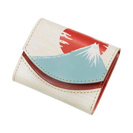 【小さい財布】ミニ財布 小さいふ。ペケーニョ 「猫富士」 日本製 本革 財布 二つ折り財布 コンパクト ユニセックス