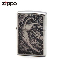 Zippo ジッポー ライター 猫 日本猫 オイルライター USA製 メンズ レディース 和柄 和風 猫好き 愛猫家 和猫 日本猫 キジトラ 虎猫 アニマル 動物 喫煙具 コレクション ギフト プレゼント 贈り物 誕生日 父の日 母の日 敬老の日 正規品輸入品