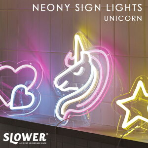 XE[ SLOWER Unicorn lIj[TCCg NEONY SIGN LIGHT jR[ SLW373 |  Cg lI Led  CeA lITC CeA Ǌ| USB led lICg EH[