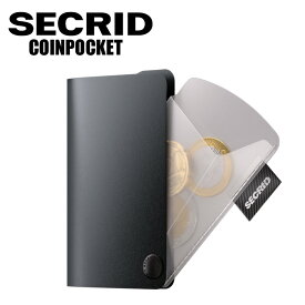 【正規販売店】 セクリッド SECRID COINPOCKET コインポケット ACO-T.PARENT Secridウォレット専用 ACO-TRANSPARENT BOX | コインケース 小物入れ ミニ財布 コンパクト メンズ シークリッド ギフト スリム キャッシュレス 薄型 ミニウォレット カスタマイズ ポケット 父の日